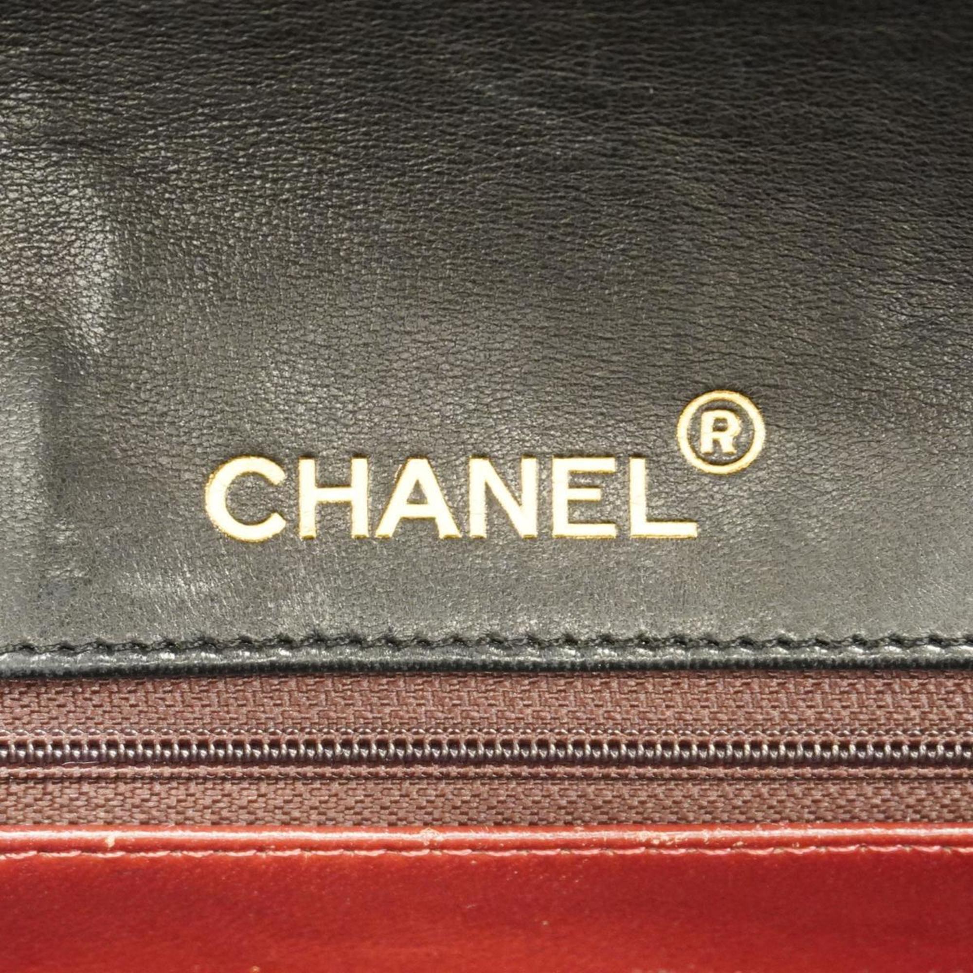 シャネル(Chanel) シャネル ショルダーバッグ マトラッセ チェーンショルダー ラムスキン ブラック   レディース