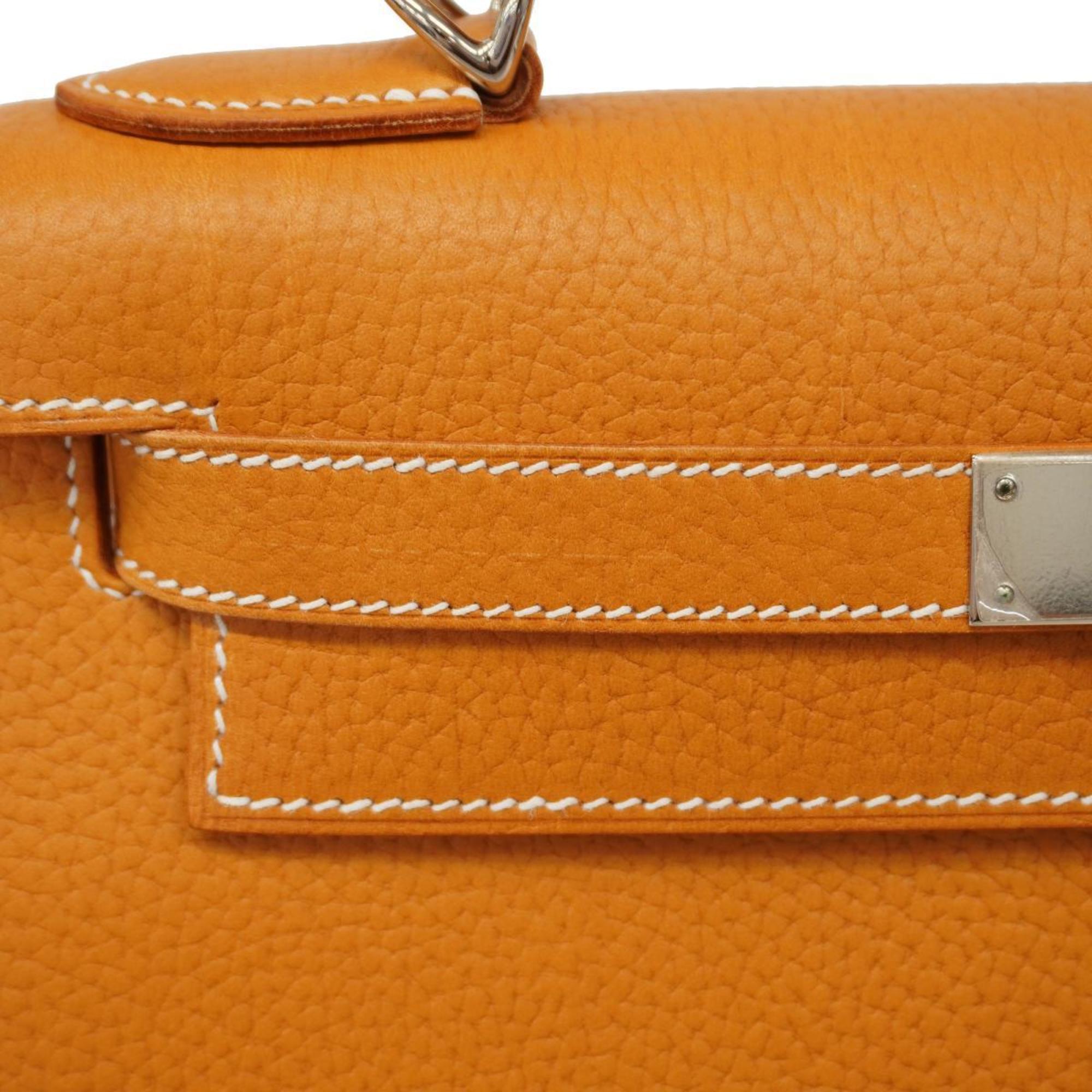 エルメス(Hermes) エルメス ハンドバッグ ケリー28 D刻印 ヴァッシュリエジェ ナチュラルサブレ   レディース