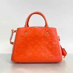 ルイ・ヴィトン(Louis Vuitton) ルイ・ヴィトン ハンドバッグ ヴェルニ モンテーニュBB M50187 ローズリッチレディース