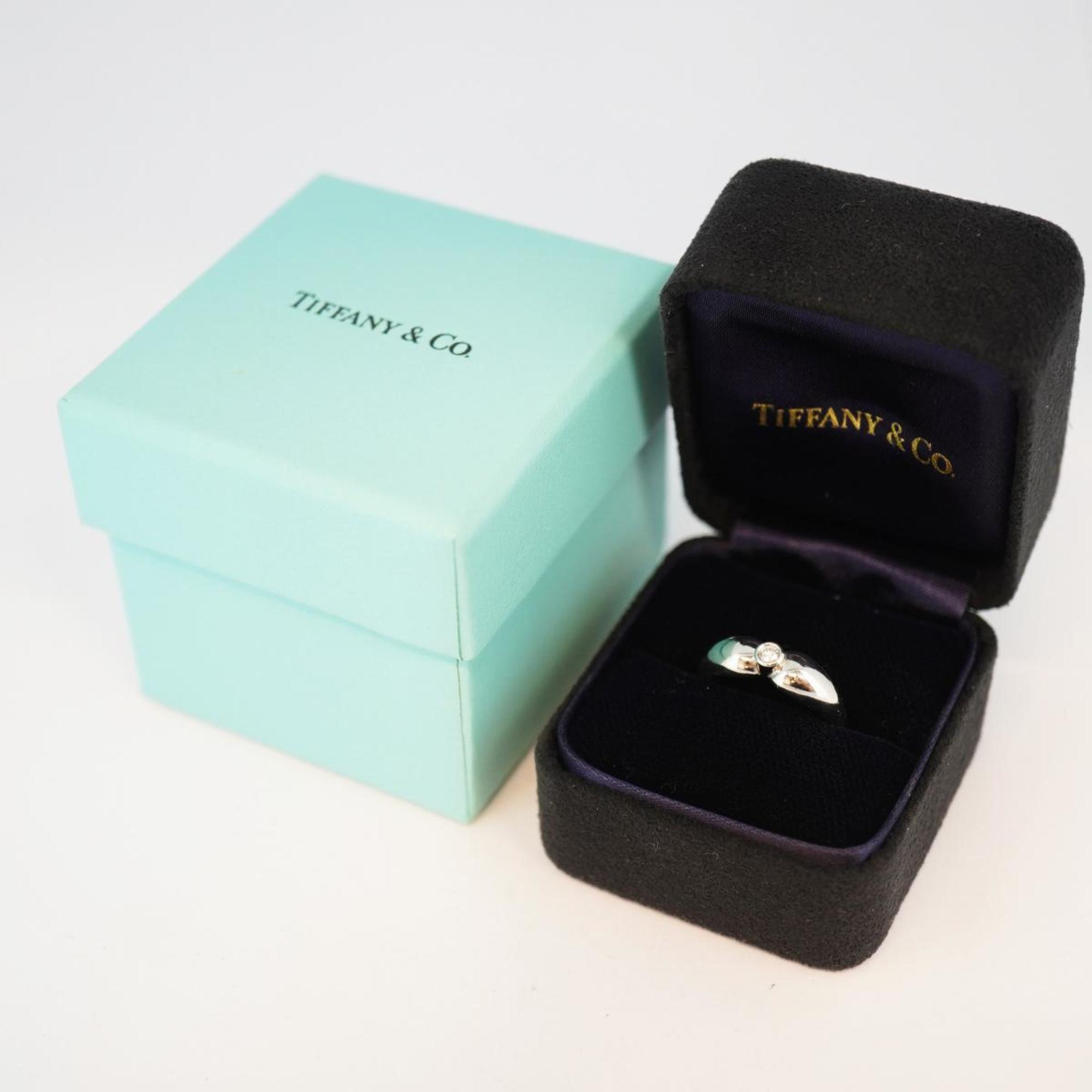 ティファニー(Tiffany) ティファニー リング ティアドロップ 1PD ダイヤモンド Pt950 プラチナ  レディース