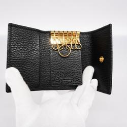 グッチ(Gucci) グッチ キーケース GGマーモント 456118 レザー ブラック   メンズ レディース