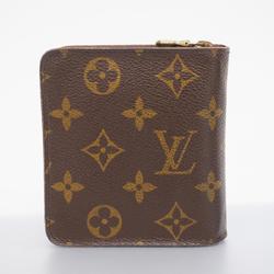 ルイ・ヴィトン(Louis Vuitton) ルイ・ヴィトン 財布 モノグラム コンパクトジップ M61667 ブラウンレディース