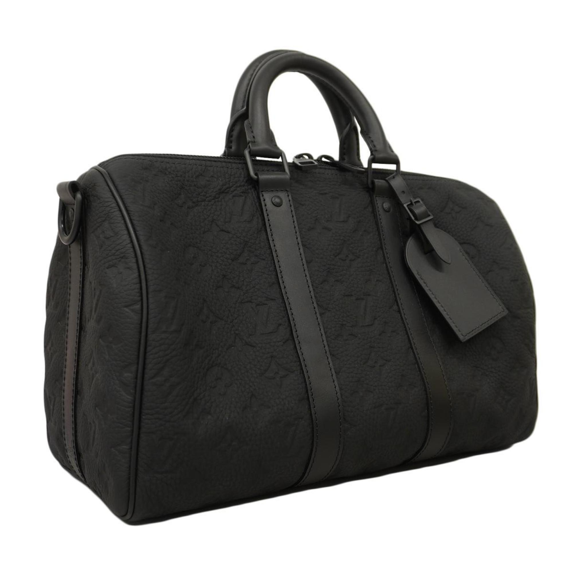 ルイ・ヴィトン(Louis Vuitton) ルイ・ヴィトン ボストンバッグ モノグラム・トリヨン キーポルバンドリエール35 M22765 ノワールメンズ レディース