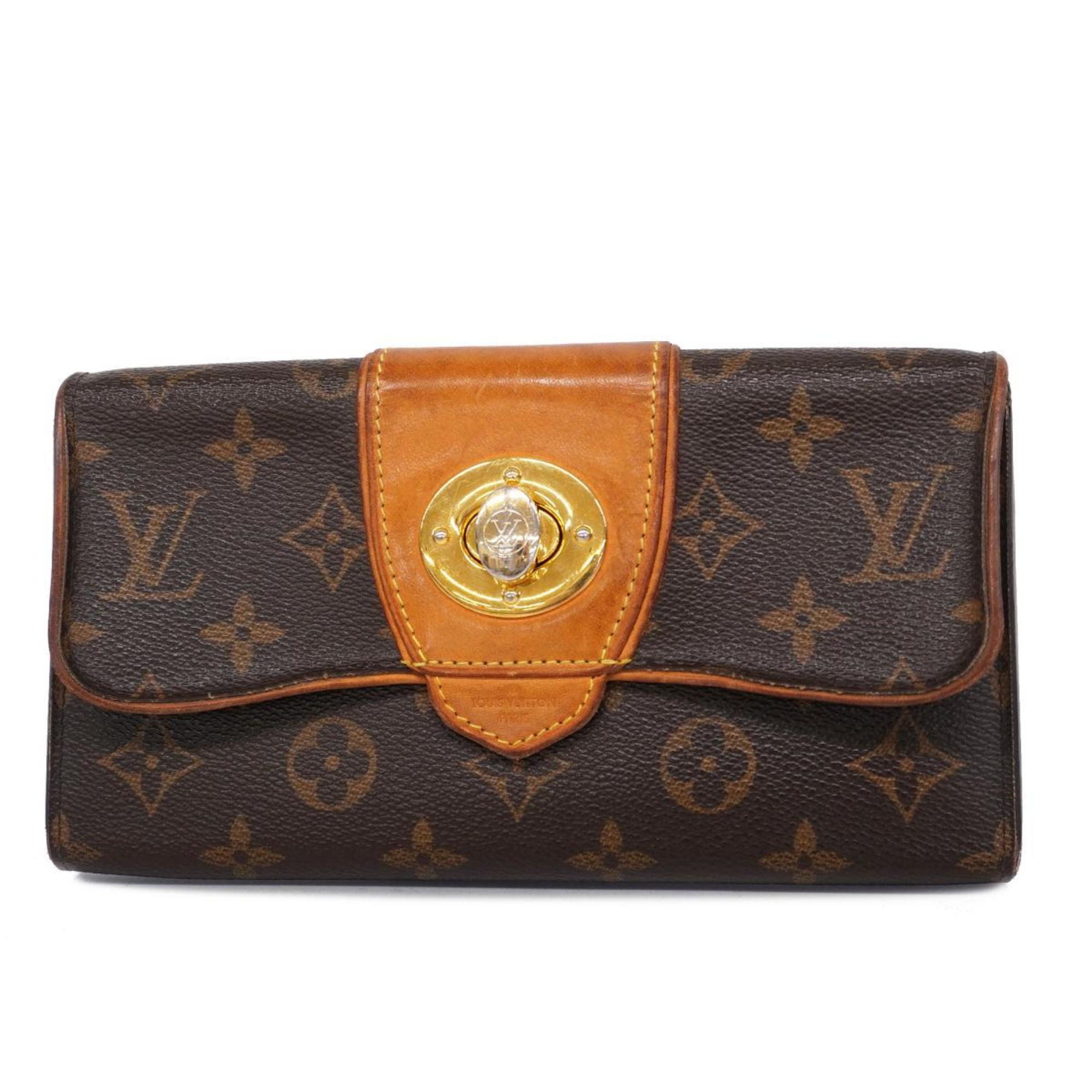 ルイ・ヴィトン(Louis Vuitton) ルイ・ヴィトン 長財布 モノグラム ポルトフォイユボエシ M63220 ブラウンメンズ レディース