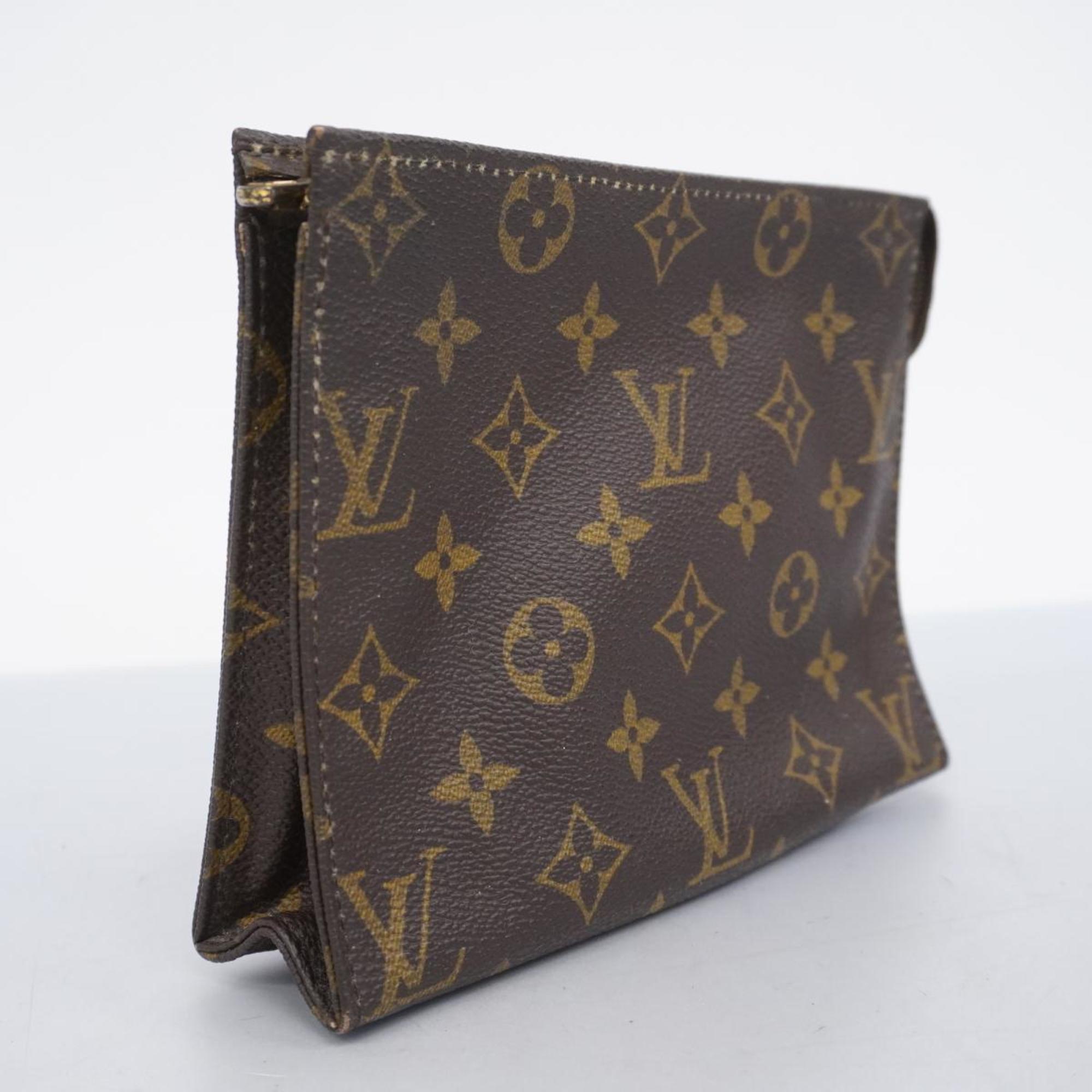 ルイ・ヴィトン(Louis Vuitton) ルイ・ヴィトン ポーチ モノグラム ポッシュトワレット19 M47544 ブラウンレディース