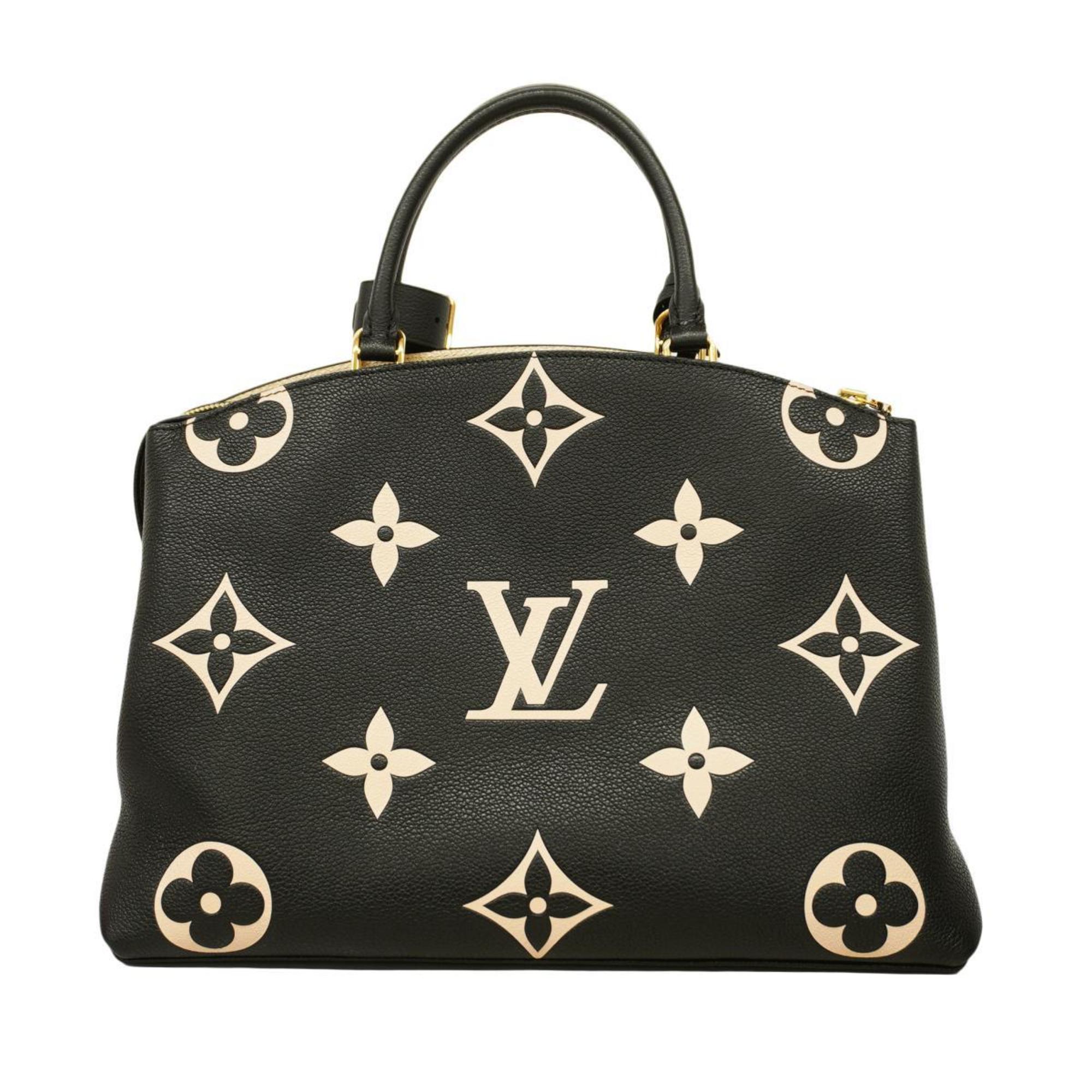 ルイ・ヴィトン(Louis Vuitton) ルイ・ヴィトン ハンドバッグ モノグラム・アンプラント バイカラー グランパレMM M45842 ブラック ベージュレディース