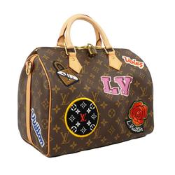 ルイ・ヴィトン(Louis Vuitton) ルイ・ヴィトン ハンドバッグ モノグラム スピーディバンドリエール30 モノグラムパッチーズ M43989 ブラウンレディース