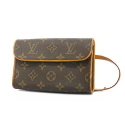 ルイ・ヴィトン(Louis Vuitton) ルイ・ヴィトン ウエストバッグ モノグラム ポシェットフロランティーヌ M51855 ブラウンレディース