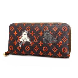 ルイ・ヴィトン(Louis Vuitton) ルイ・ヴィトン 長財布 キャットグラム ジッピーウォレット M63875 ブラウンレディース