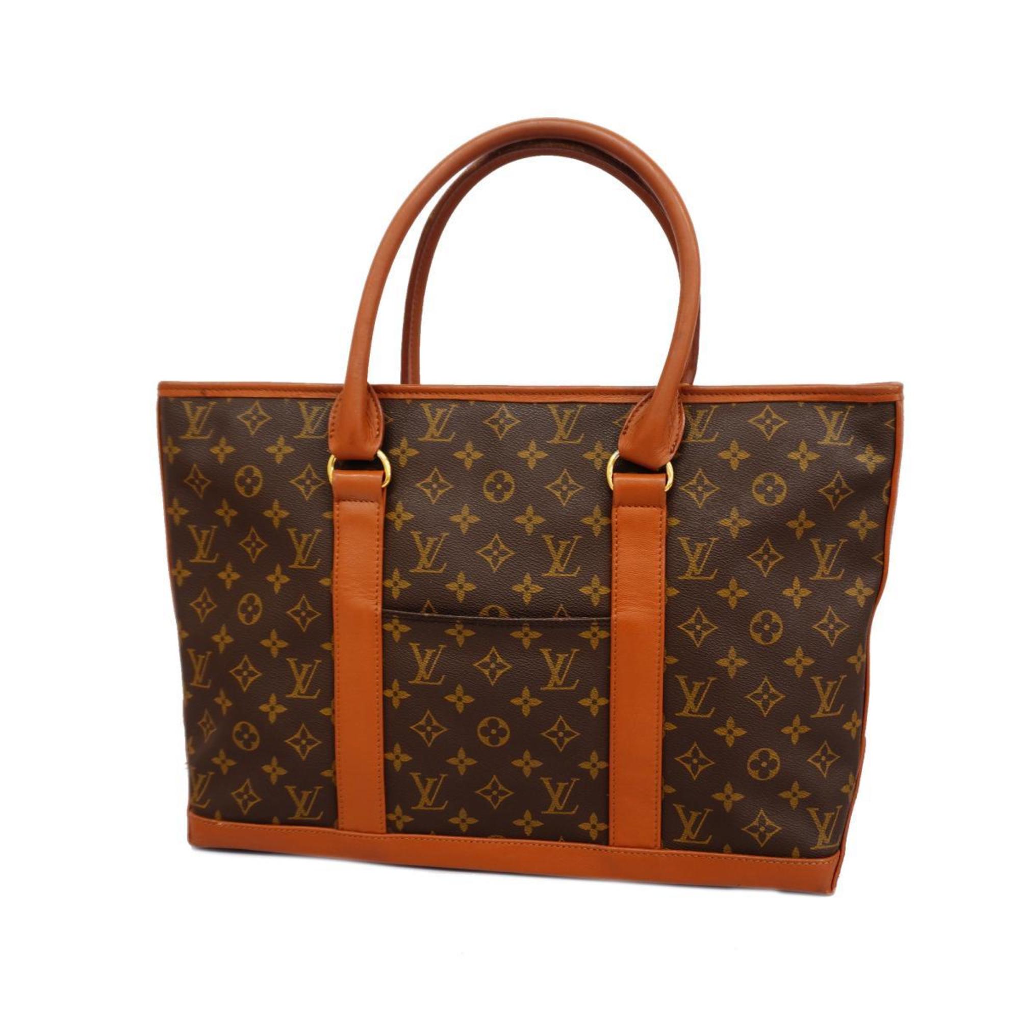 ルイ・ヴィトン(Louis Vuitton) ルイ・ヴィトン トートバッグ モノグラム ウィークエンドPM M42425 ブラウンレディース