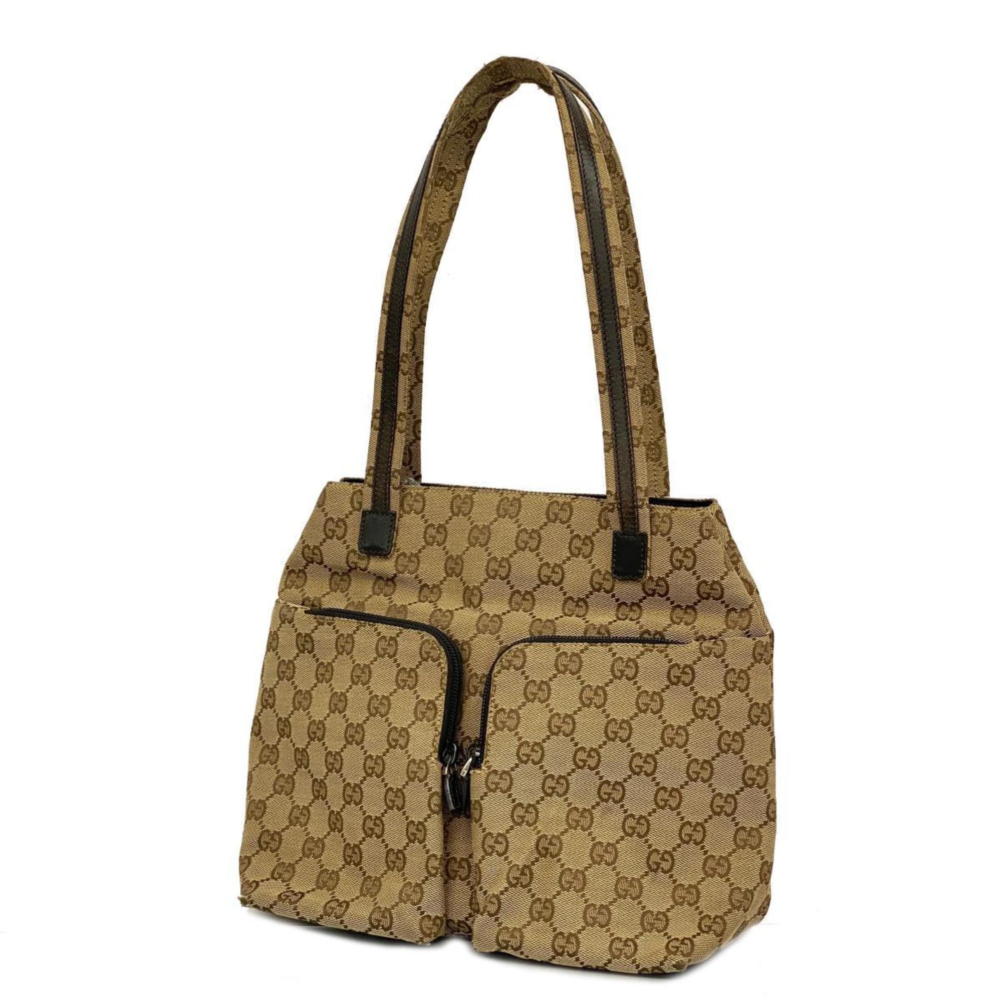 グッチ(Gucci) グッチ ショルダーバッグ GGキャンバス 002 1076 キャンバス ブラウン   レディース