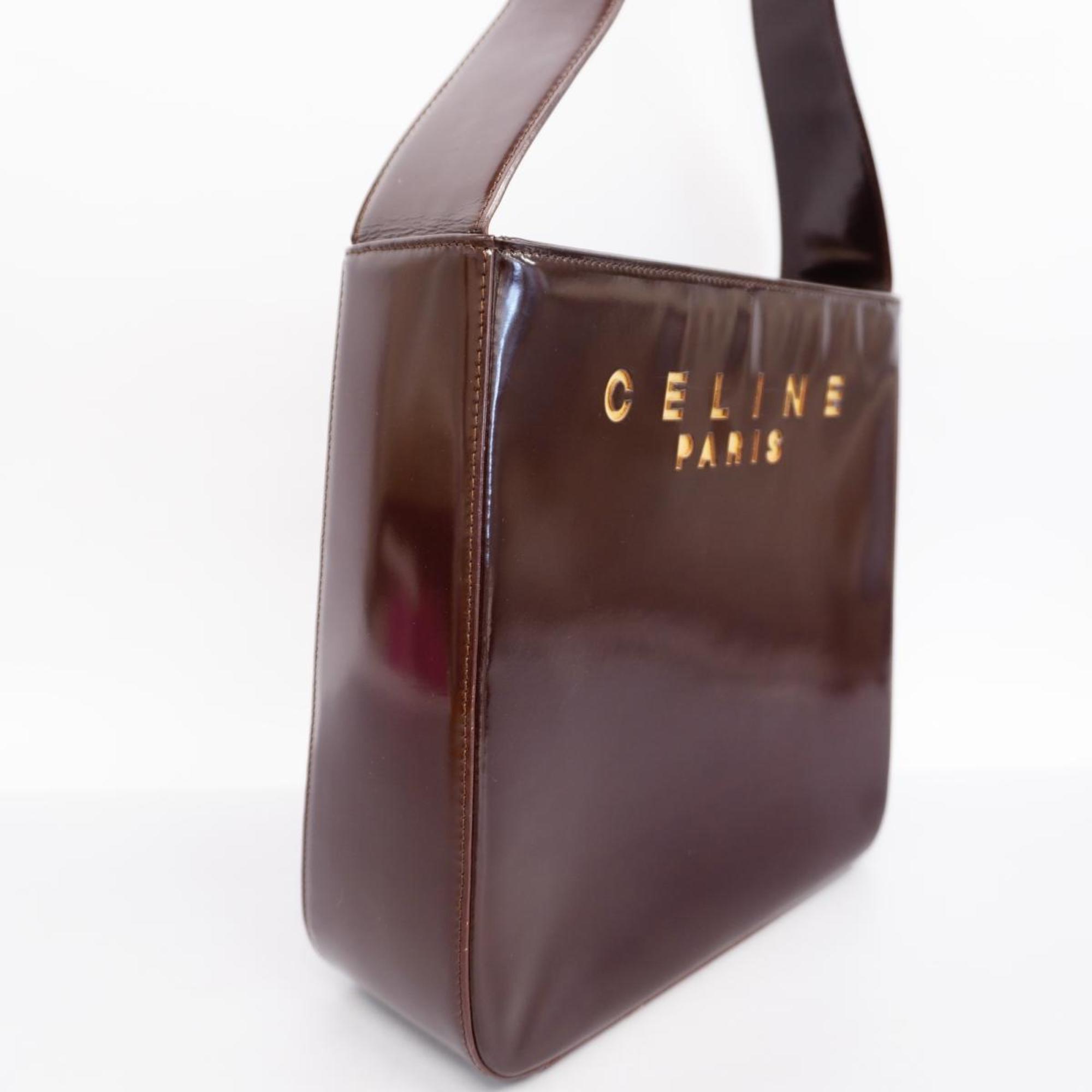 セリーヌ(Celine) セリーヌ ショルダーバッグ レザー ブラウン   レディース