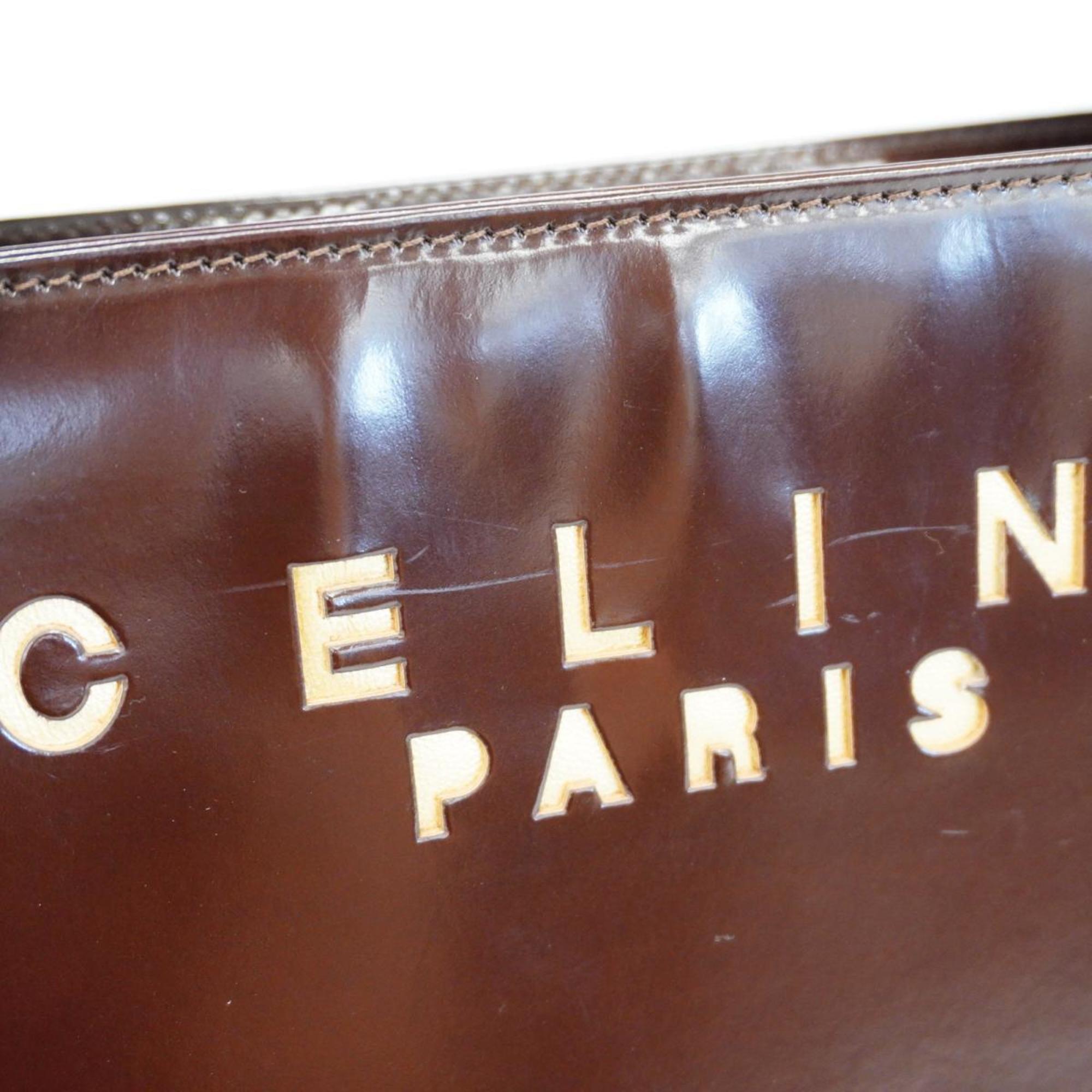 セリーヌ(Celine) セリーヌ ショルダーバッグ レザー ブラウン   レディース