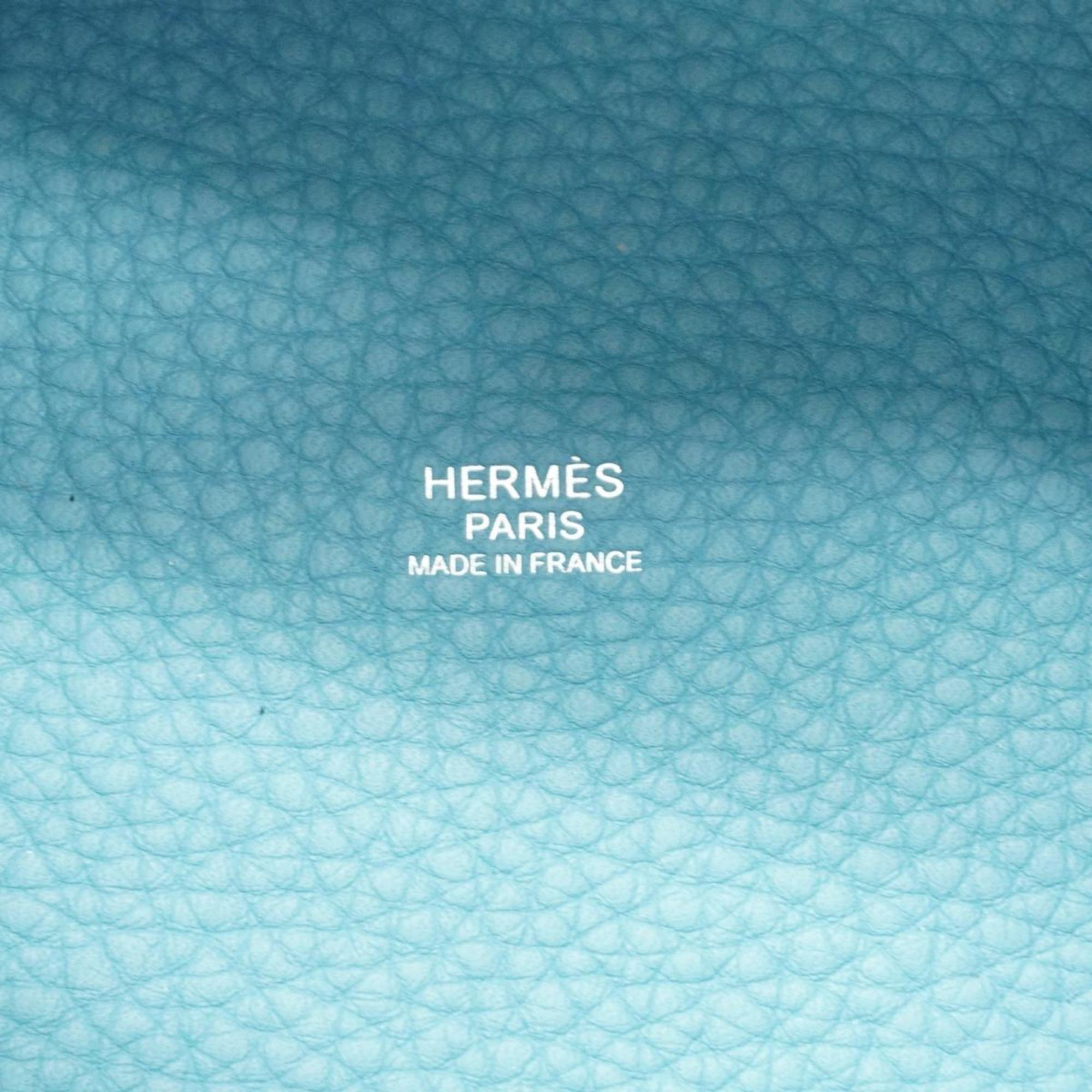 エルメス(Hermes) エルメス ハンドバッグ ピコタンロックPM W刻印 スイフト トリヨンクレマンス ブルージーン モーブペール   レディース