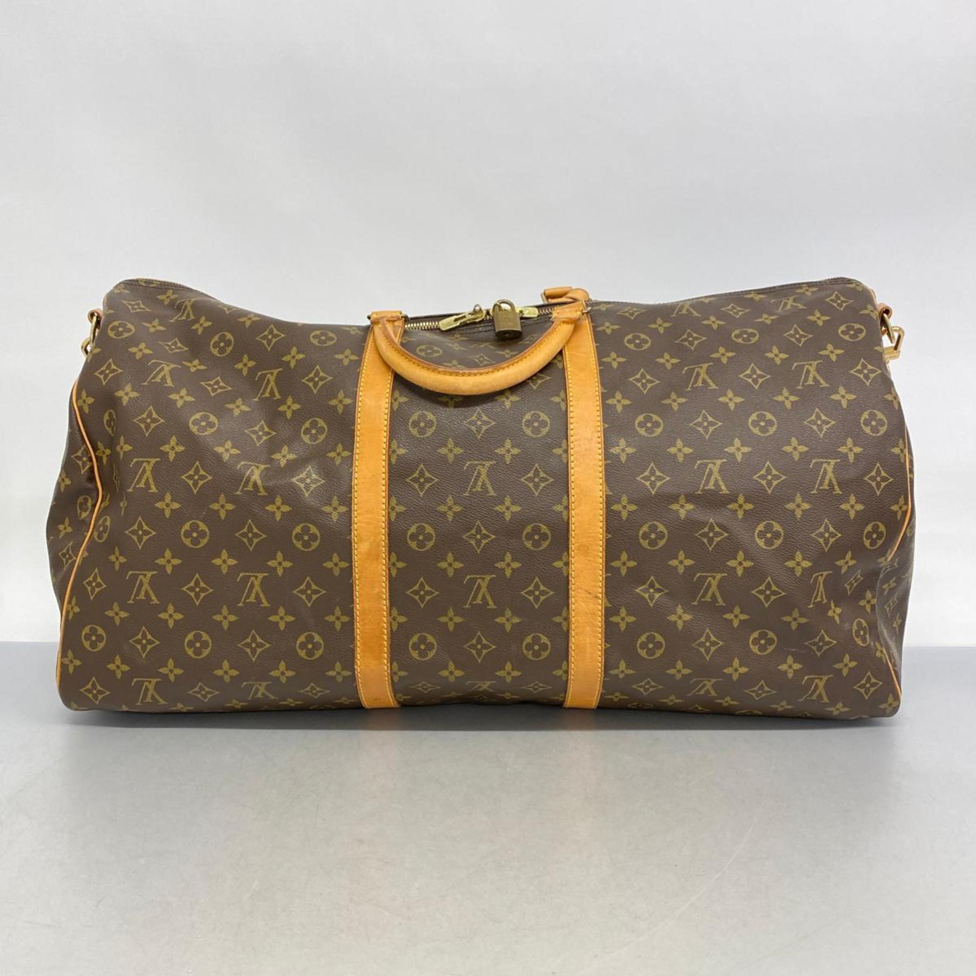 ルイ・ヴィトン(Louis Vuitton) ルイ・ヴィトン ボストンバッグ モノグラム キーポルバンドリエール60 M41412 ブラウンメンズ レディース