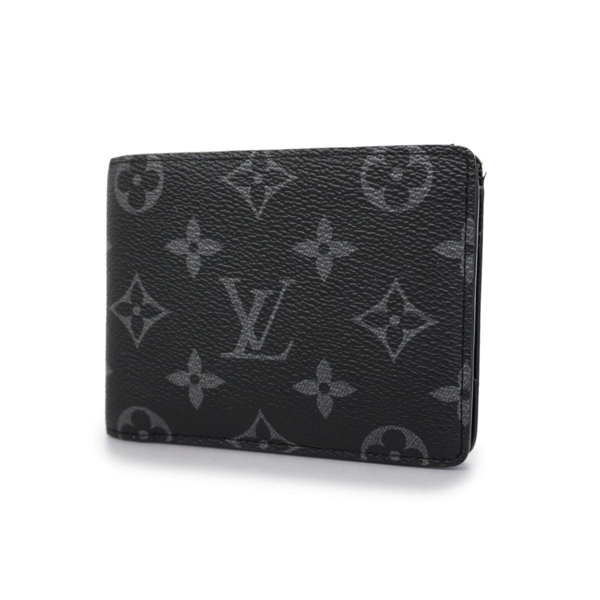 ルイ・ヴィトン(Louis Vuitton) ルイ・ヴィトン 札入れ モノグラム・エクリプス ポルトフォイユミュルティプル M61695 ブラックメンズ