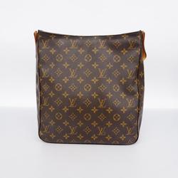 ルイ・ヴィトン(Louis Vuitton) ルイ・ヴィトン ショルダーバッグ モノグラム ルーピングGM M51145 ブラウンレディース