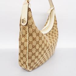 グッチ(Gucci) グッチ ショルダーバッグ GGキャンバス 153010 キャンバス ブラウン ベージュ シャンパン  レディース