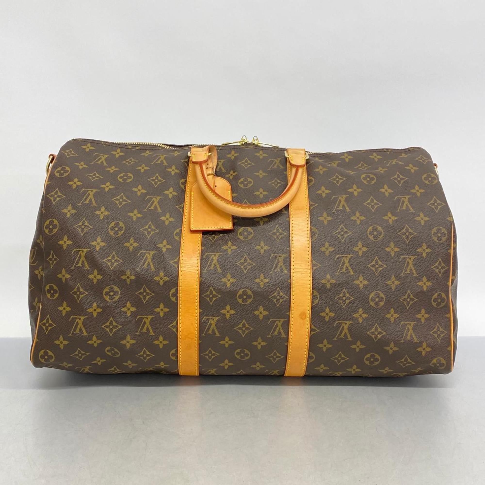 ルイ・ヴィトン(Louis Vuitton) ルイ・ヴィトン ボストンバッグ モノグラム キーポルバンドリエール50 M41416 ブラウンメンズ レディース