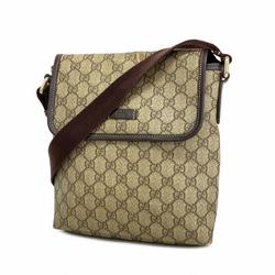 グッチ(Gucci) グッチ ショルダーバッグ GGスプリーム 223666  ブラウン シャンパン  レディース