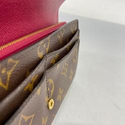 ルイ・ヴィトン(Louis Vuitton) ルイ・ヴィトン 長財布 モノグラム ポルトフォイユサラ M62234 ブラウン フューシャレディース