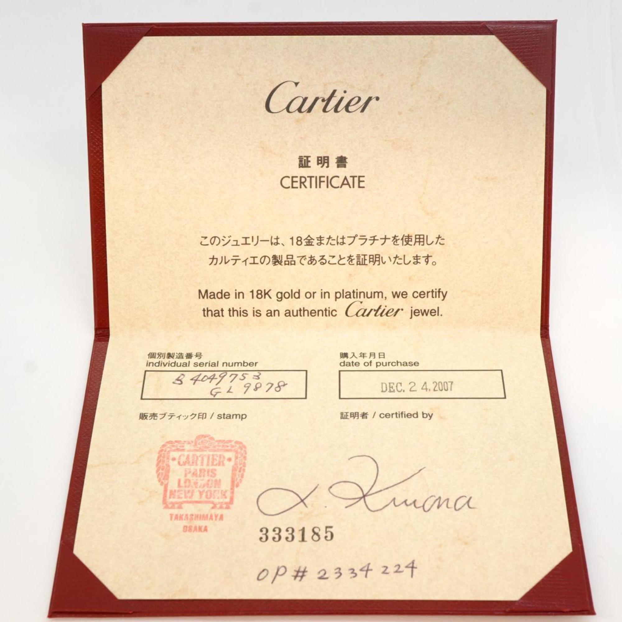 カルティエ(Cartier) カルティエ リング ラブ K18PG ピンクゴールド  メンズ レディース