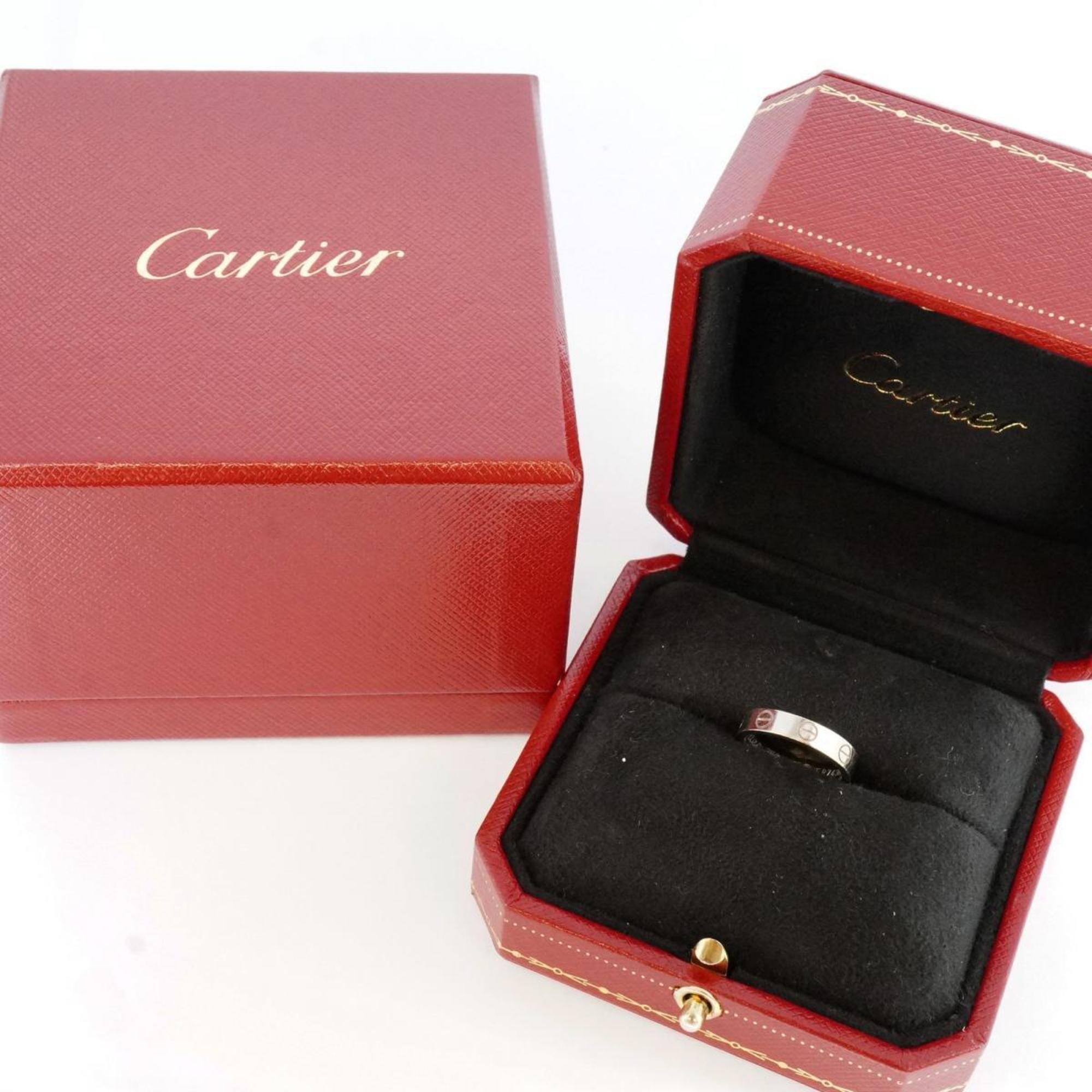 カルティエ(Cartier) カルティエ リング ラブ K18WG ホワイトゴールド  レディース