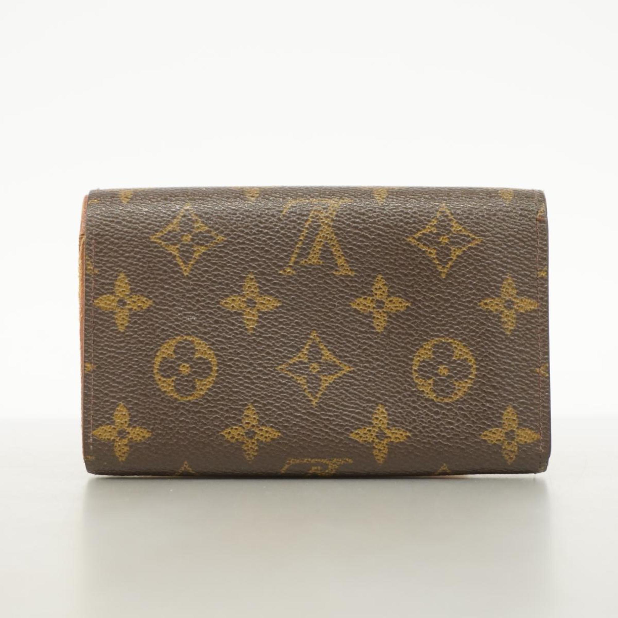 ルイ・ヴィトン(Louis Vuitton) ルイ・ヴィトン 財布 モノグラム ポルトモネビエトレゾール M61730 ブラウンメンズ レディース