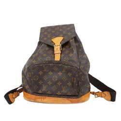 ルイ・ヴィトン(Louis Vuitton) ルイ・ヴィトン リュックサック モノグラム モンスリGM M51135 ブラウンレディース