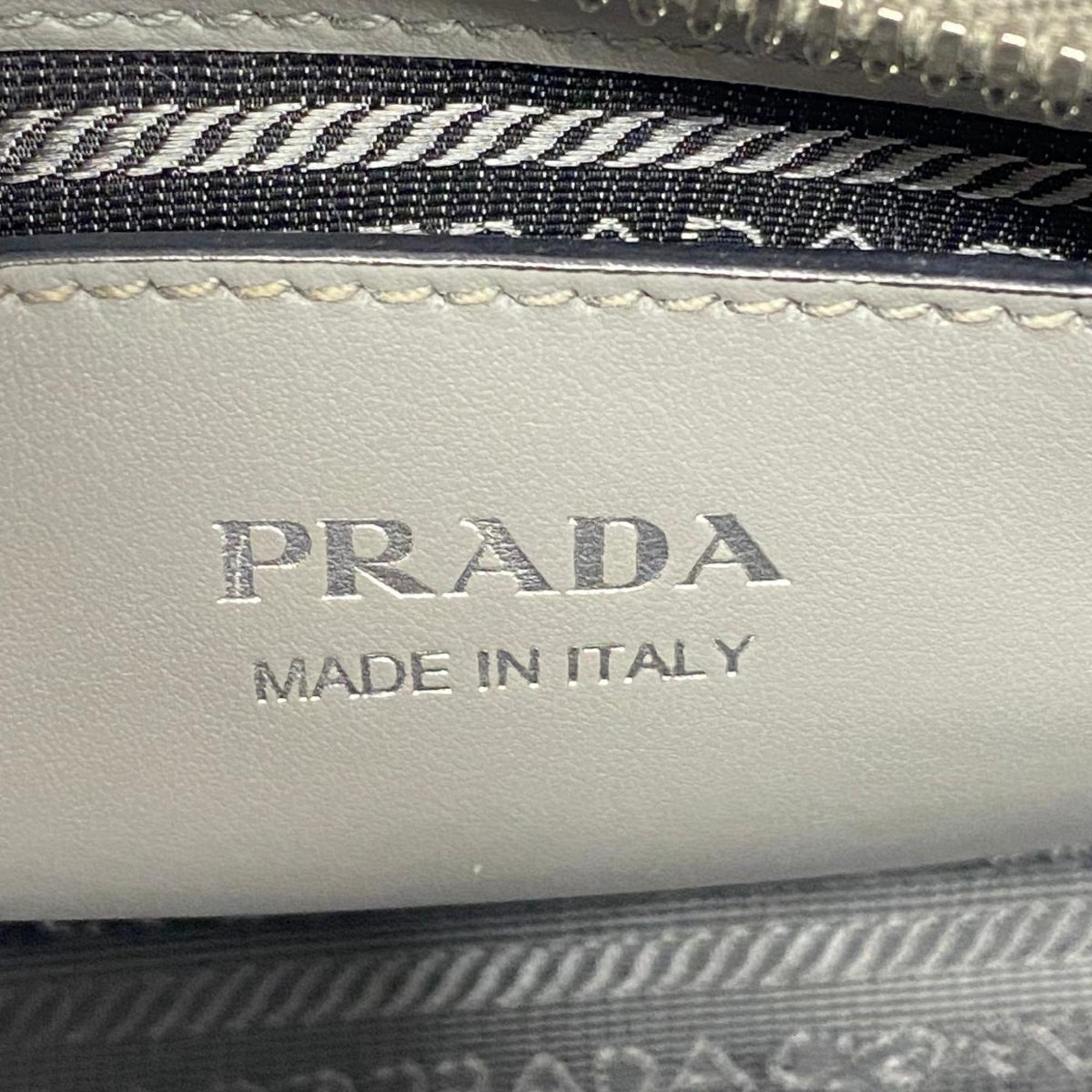 プラダ(Prada) プラダ ハンドバッグ サフィアーノ レザー グレー   レディース