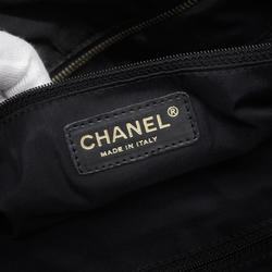 シャネル(Chanel) シャネル トートバッグ ニュートラベル ナイロン ブラック シャンパン レディース