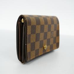 ルイ・ヴィトン(Louis Vuitton) ルイ・ヴィトン 財布 ダミエ ポルトモネビエトレゾール N61730 エベヌレディース