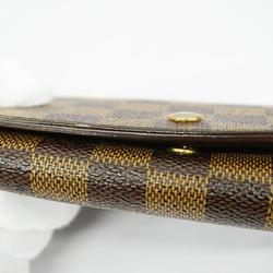 ルイ・ヴィトン(Louis Vuitton) ルイ・ヴィトン 財布 ダミエ ポルトモネビエトレゾール N61730 エベヌレディース