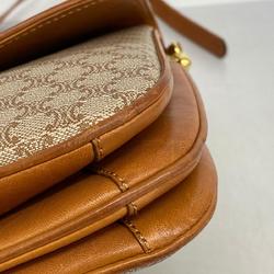 セリーヌ(Celine) セリーヌ ショルダーバッグ マカダム  ライトブラウン   レディース