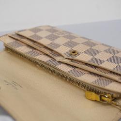 ルイ・ヴィトン(Louis Vuitton) ルイ・ヴィトン 長財布 ダミエ・アズール ポルトフォイユサラ N61735 ホワイトレディース