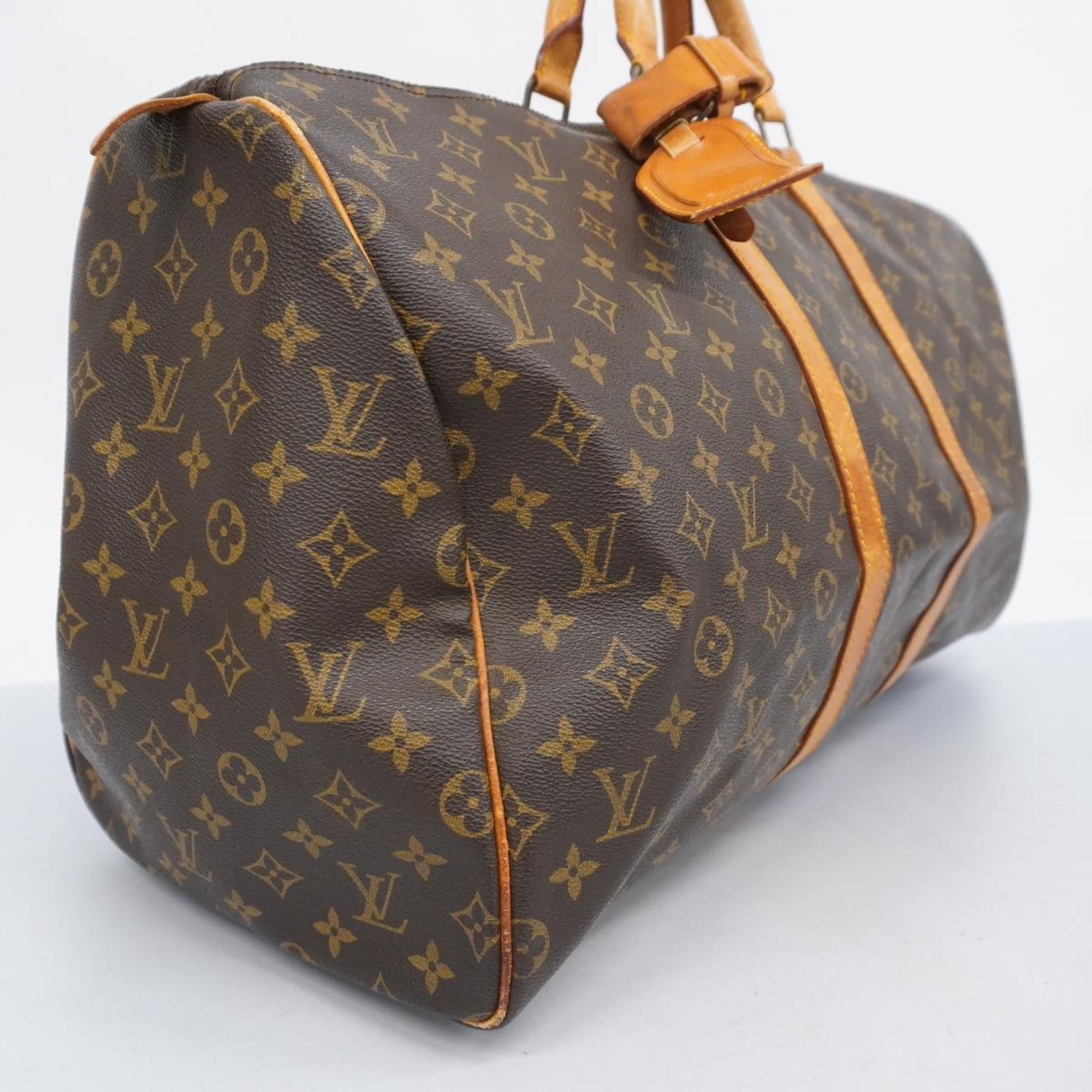 ルイ・ヴィトン(Louis Vuitton) ルイ・ヴィトン ボストンバッグ モノグラム キーポル55 M41424 ブラウンメンズ レディース