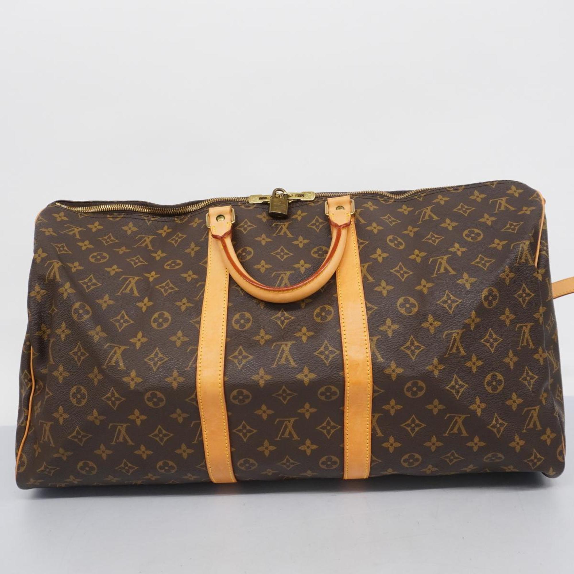 ルイ・ヴィトン(Louis Vuitton) ルイ・ヴィトン ボストンバッグ モノグラム キーポルバンドリエール55 M41414 ブラウンメンズ レディース