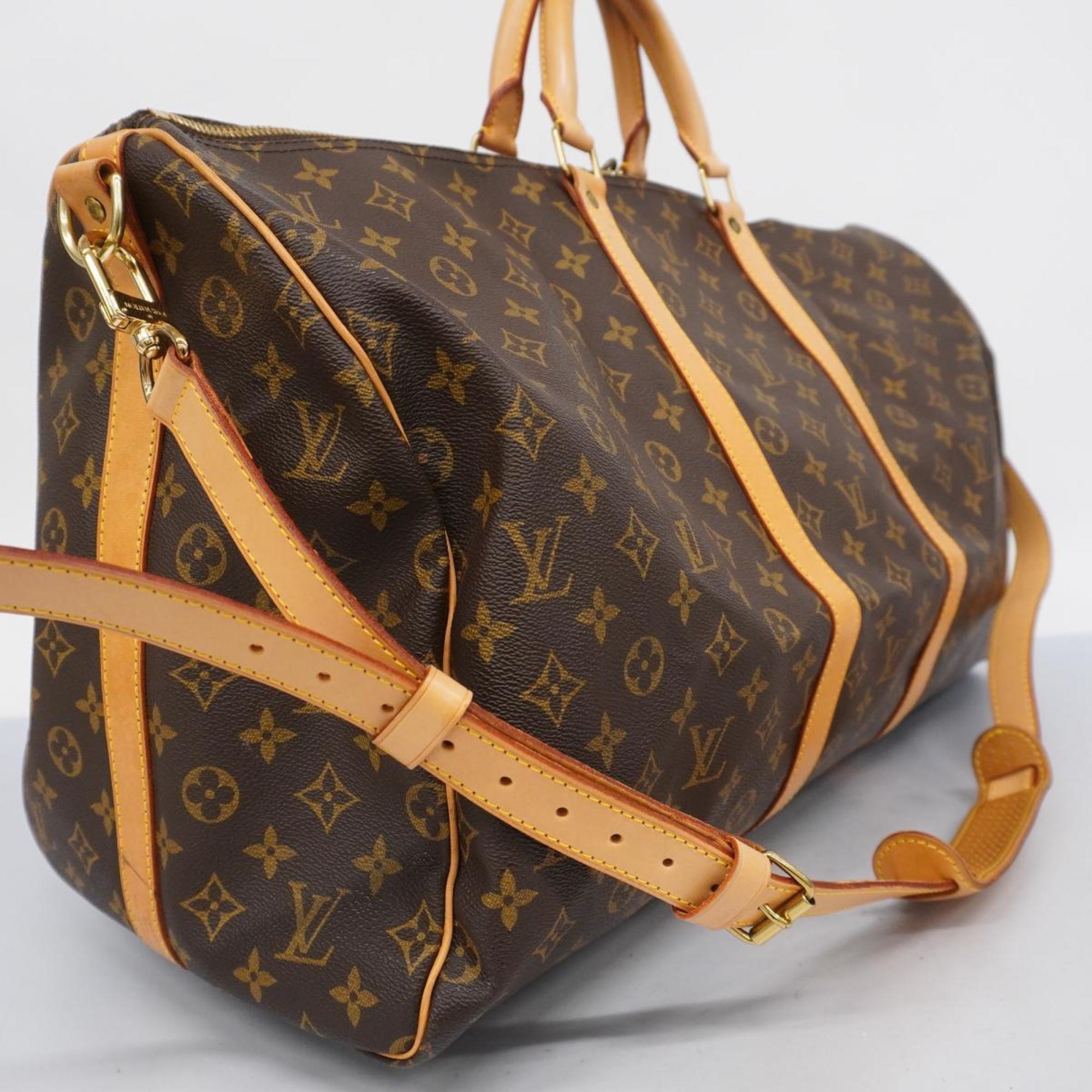 ルイ・ヴィトン(Louis Vuitton) ルイ・ヴィトン ボストンバッグ モノグラム キーポルバンドリエール55 M41414 ブラウンメンズ レディース