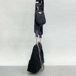 プラダ(Prada) プラダ ショルダーバッグ ナイロン ブラック   レディース