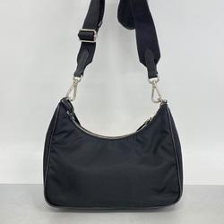 プラダ(Prada) プラダ ショルダーバッグ ナイロン ブラック   レディース