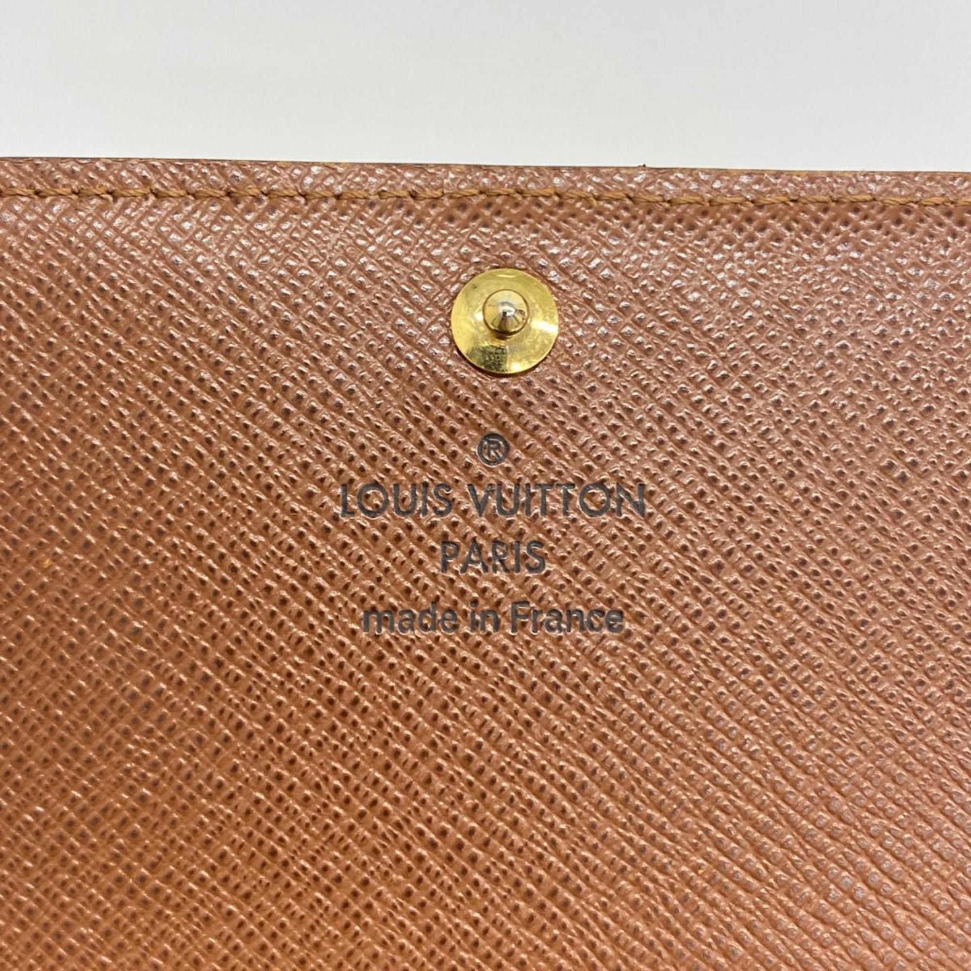 ルイ・ヴィトン(Louis Vuitton) ルイ・ヴィトン 財布 モノグラム ポルトモネジップ M61735 ブラウンメンズ レディース