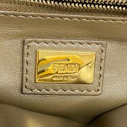 フェンディ(Fendi) フェンディ ハンドバッグ  ピーカブー レザー アイボリー   レディース