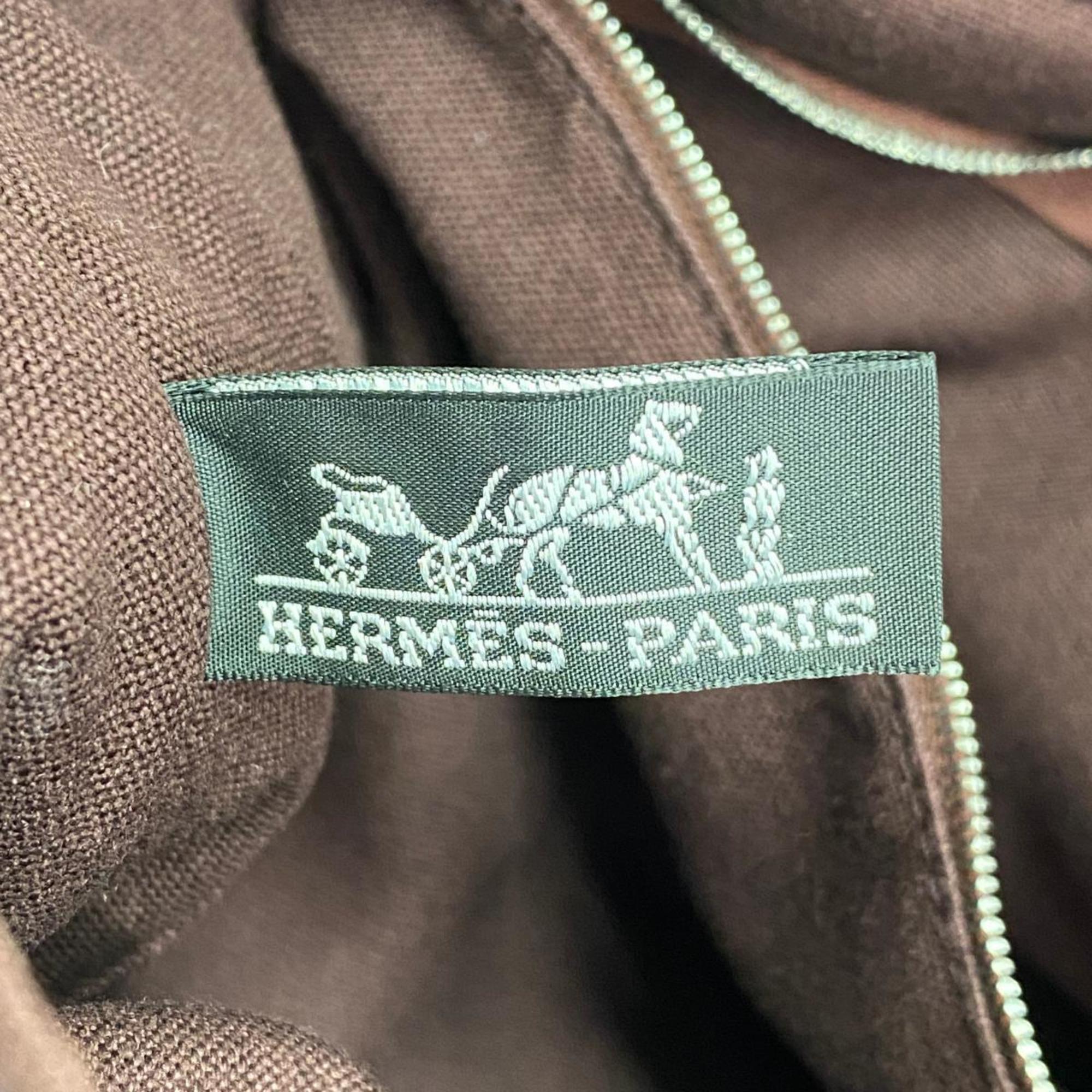 エルメス(Hermes) エルメス トートバッグ フールトゥMM キャンバス ボルドー   レディース