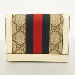 グッチ(Gucci) グッチ 財布 オフィディア 523155  アイボリー ベージュ   レディース