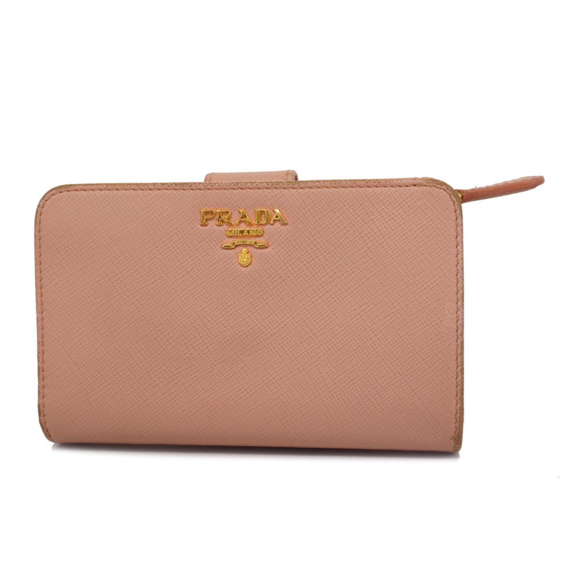 プラダ(Prada) プラダ 財布 サフィアーノ レザー ピンク   レディース