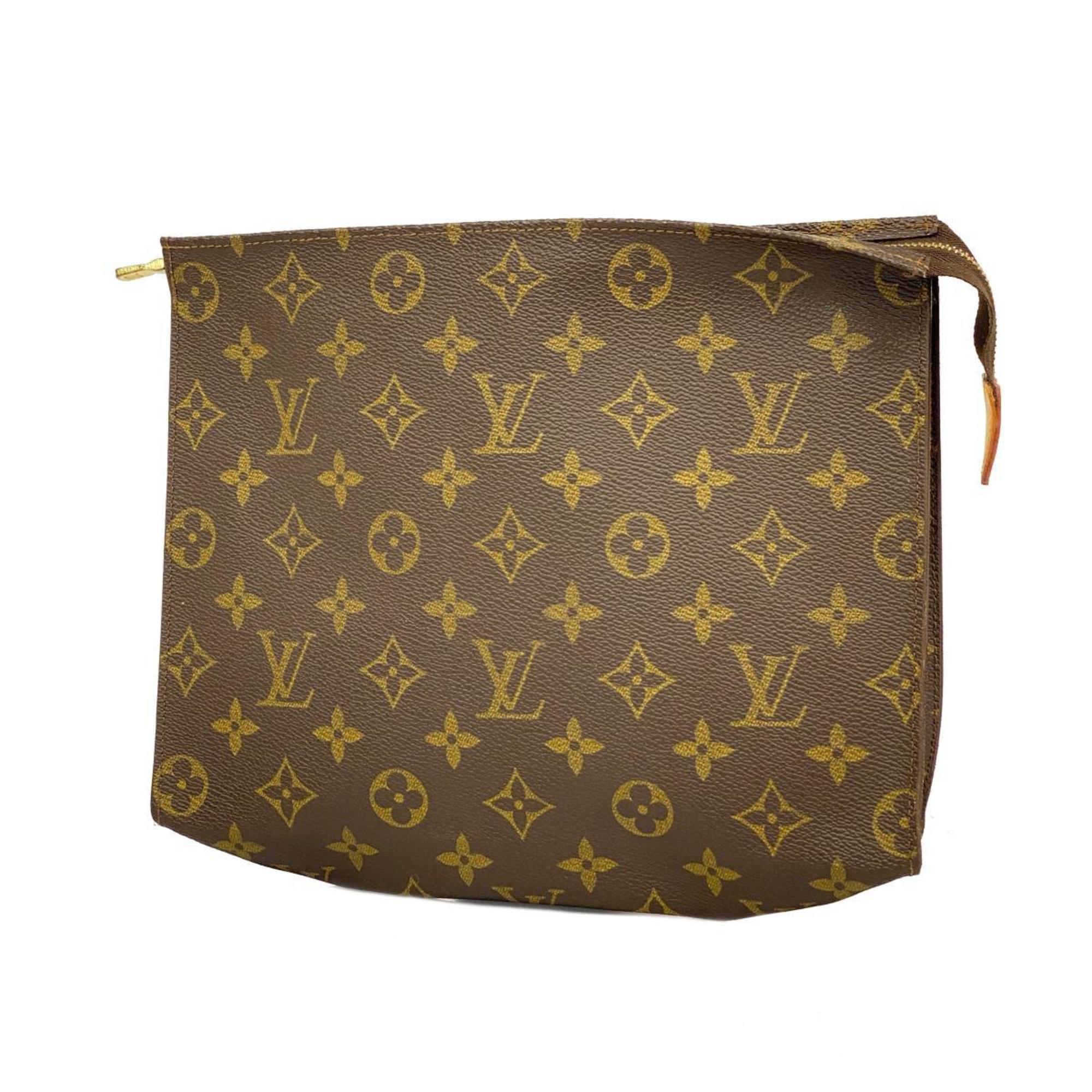 ルイ・ヴィトン(Louis Vuitton) ルイ・ヴィトン ポーチ モノグラム ポッシュトワレット26 M47542 ブラウンレディース