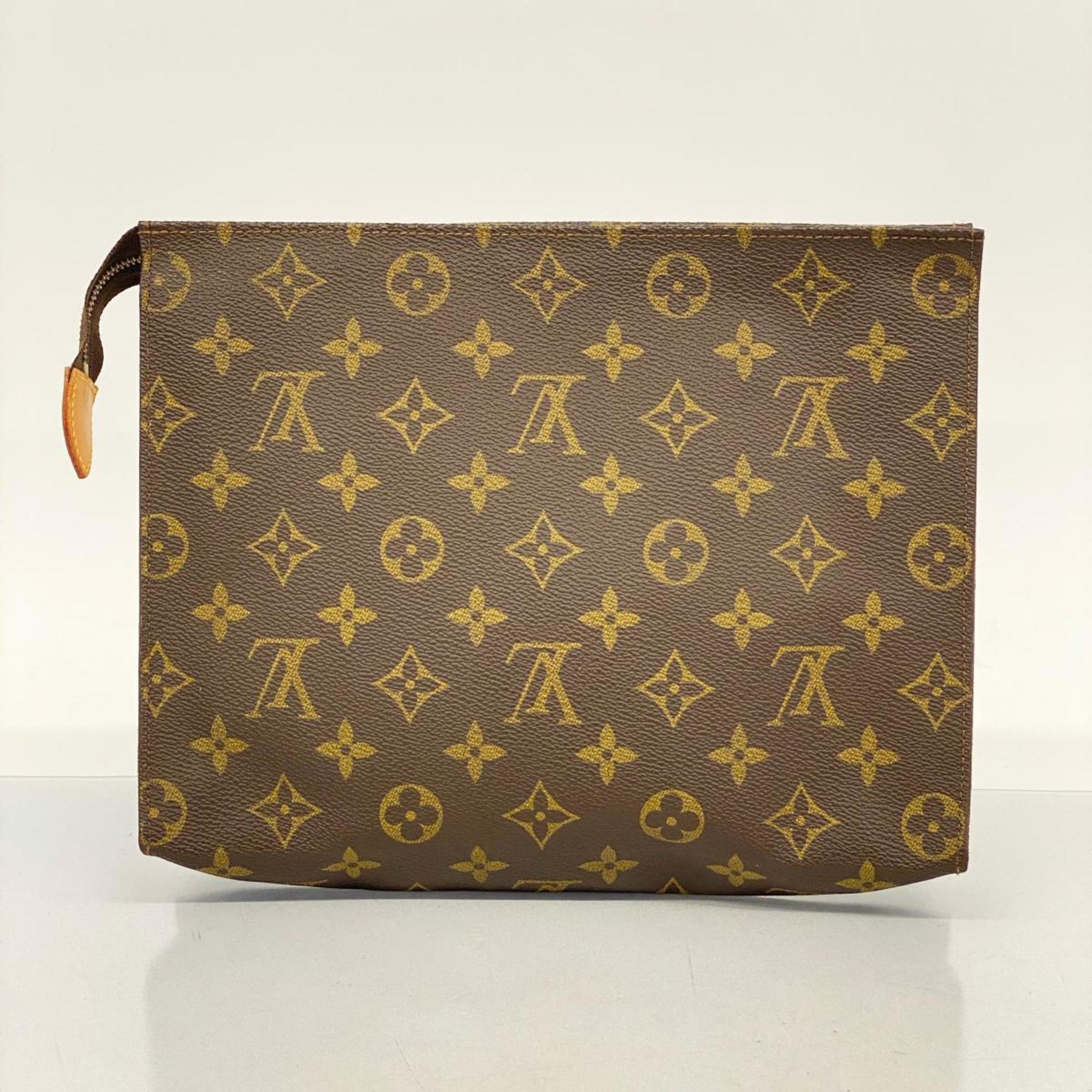 ルイ・ヴィトン(Louis Vuitton) ルイ・ヴィトン ポーチ モノグラム ポッシュトワレット26 M47542 ブラウンレディース