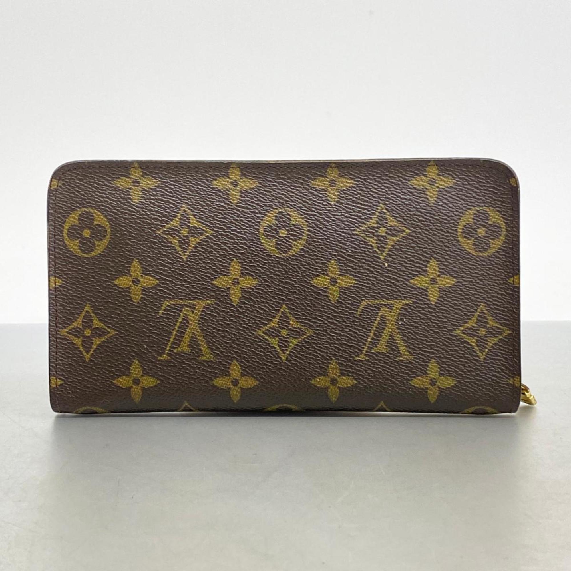 ルイ・ヴィトン(Louis Vuitton) ルイ・ヴィトン 長財布 モノグラム ポルトモネジップ M61727 ブラウンメンズ レディース