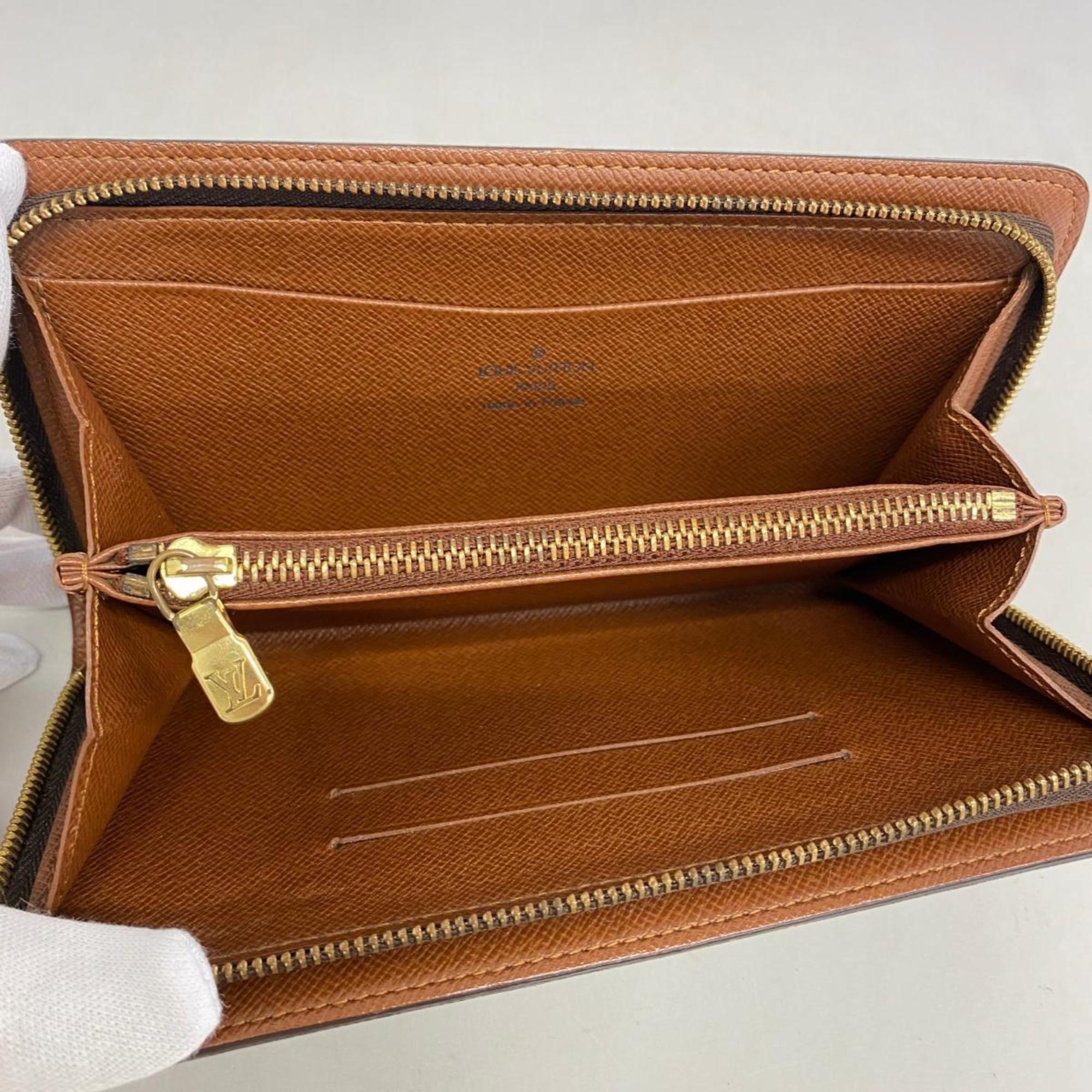 ルイ・ヴィトン(Louis Vuitton) ルイ・ヴィトン 長財布 モノグラム ポルトモネジップ M61727 ブラウンメンズ レディース