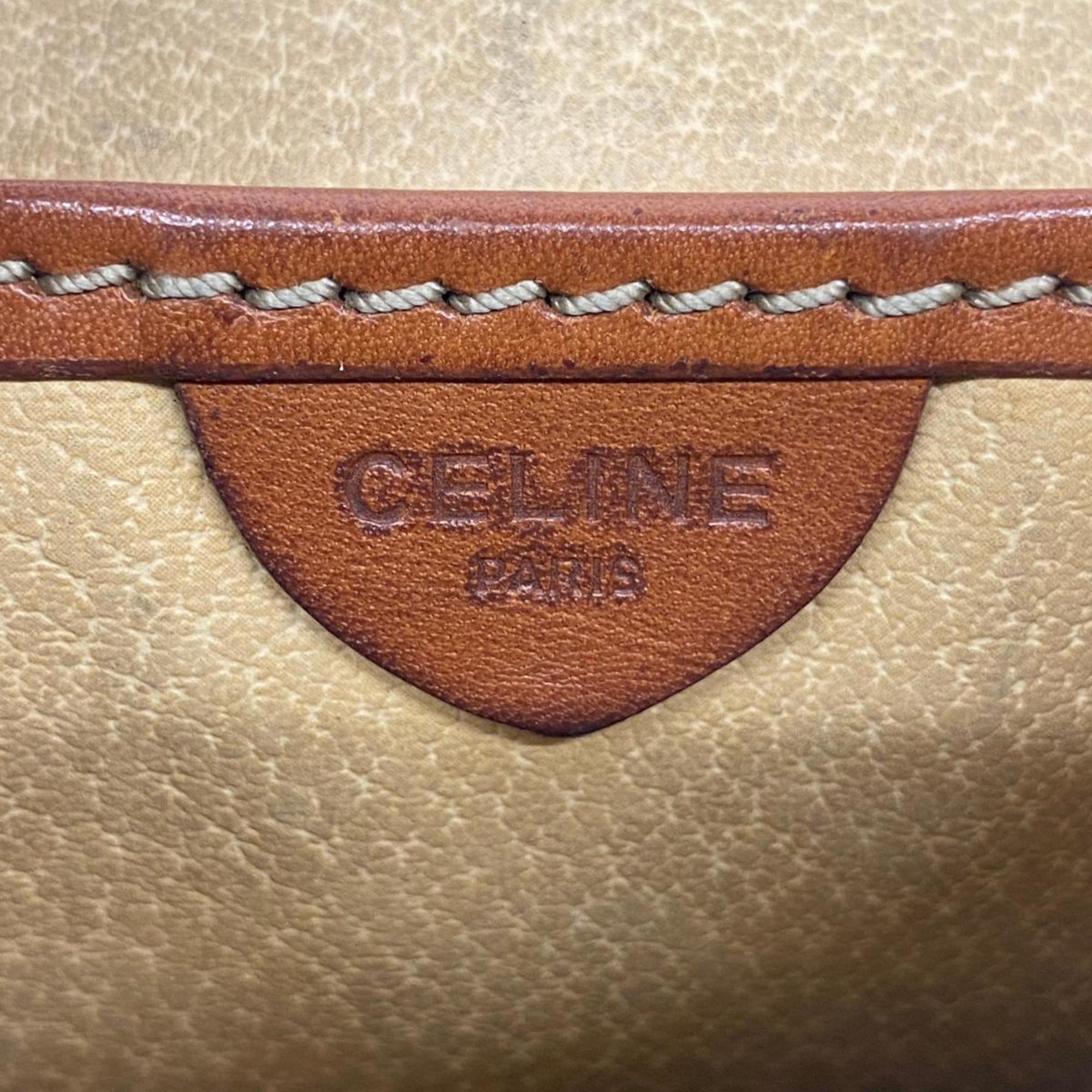 セリーヌ(Celine) セリーヌ ハンドバッグ マカダム  ブラウン   レディース